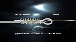 How to Splicing in a fluorocarbon leader to Nanofil [upl. by Pedaiah711]