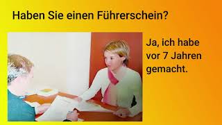 a2b1 Prüfung Vorstellungsgespräch Bildbeschreibung und 2 Dialogetypische Fragen und Antworten [upl. by Ditter]