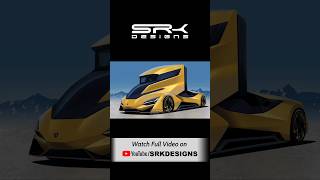 Lamborghini Semi Truck Concept Design  srkdesigns [upl. by Odnam]