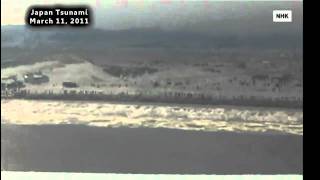 Japan Tsunami Devastation Clips 2011 [upl. by Anrahs]