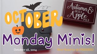 Last Monday Minis for October 2024 [upl. by Nallac539]