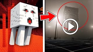 Minecraft Mobs That CAUGHT On CAMERA [upl. by Venetia516]