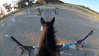 First show jump with Bea Helmet Cam [upl. by Sandell]