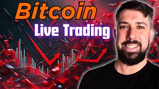 Live Bitcoin Trading📉📈 Crypto and Market Analysis  INTEREST RATE DECISION [upl. by Etterual]