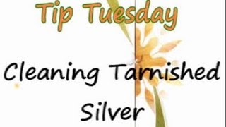 Homemade Silver Cleaner  Cleaning Tarnished Silver  Tip Tuesday  Show Me The Curry [upl. by Ardnoik]