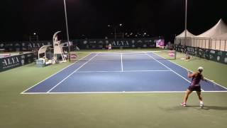 Ashleigh Barty vs Irina Falconi  WTA Malaysian Open 2017 [upl. by Janot]