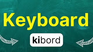 Cómo pronunciar Keyboard TecladoDispositivo de entradaTeclas en inglés Americano con ejemplos [upl. by Lancelot]