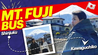 Tokyo to Mt Fuji DIY  Shinjuku to Kawaguchiko by Bus  Japan Travel [upl. by Ahsirtal]