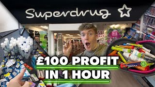 £100 PROFIT AN HOUR FROM SUPERDRUG [upl. by Ro]