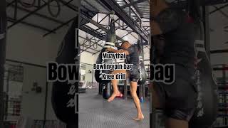 Knee kick drills muaythai heavybag workout [upl. by Calia]