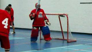 Ball Hockey Goalie Drills [upl. by Whiting]