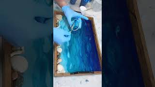 Create ocean waves using epoxy resin [upl. by Ailic]