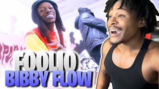 FOOLIO  Bibby Flow Official Music Video REACTION [upl. by Ellingston]