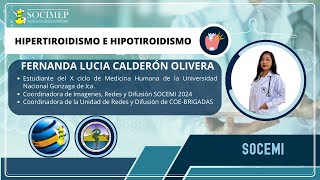 VIDEOS EDUCATIVOS 2024  HIPERTIROIDISMO E HIPOTIROIDISMO  SOCEMI  SOCIMEP [upl. by Sac]