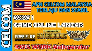 APN Celcom 4g Fast Internet  APN malaysia Stabil 2020 All operator Part 2 [upl. by Ash426]