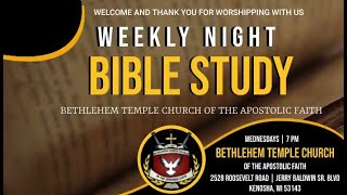 Wednesday Night Bible Class  11062024 [upl. by Anerual77]