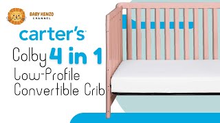 Carters by DaVinci Colby 4in1 Convertible Crib👶 Review [upl. by Eiuol]