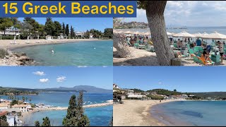 🇬🇷 15 Best Beaches to visit in Athens Greece and the Peloponnese 15 Day Trips from Athens [upl. by Calendra518]