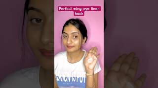 Best way to apply wing eye liner beauty hacks eyeliner makeup tutorial [upl. by Neall]