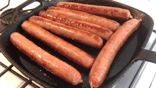 HOW TO COOK SAUSAGES  Gregs Kitchen [upl. by Sire]