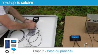 Monter un Kit Solaire AUTONOME  Panneau Solaire  Mini BMS  MyShop Solaire [upl. by Anevad]