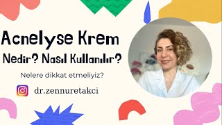 Acnelyse Krem Nedir Ne İşe Yarar Nasıl Kullanılır Sık Sorulan Sorulara Cevap Veriyorum [upl. by Salman]