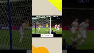 Indonesia vs Australia indonesiavsaustralia timnas feedshorts score skor siapamenang viral [upl. by Cyn]