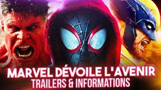 LES NOUVEAUX TRAILERS amp ANNONCES DE MARVEL Captain America 4 Thunderbolts Miles Morales Mutants [upl. by Orravan]