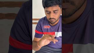 roll a COIN on a finger shorts [upl. by Dnomyar]