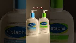 Cetaphil Cleanser amp Moisturizing Lotion Price in Canada shorts shortvideo canada america usa [upl. by Tilla]