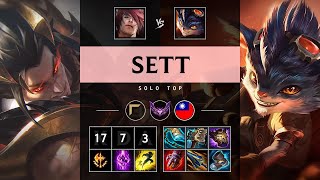 Sett Top vs Rumble Unstoppable  TW Master Patch 1418 [upl. by Brothers]