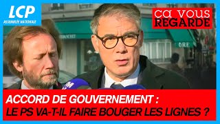 Accord de gouvernement  le PS vatil faire bouger les lignes   Ça vous regarde  061224 [upl. by Lion134]