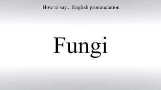 How To Pronounce Fungi  How To Say American pronunciation [upl. by Volin]