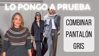 Cómo COMBINAR un PANTALÓN GRIS para tu FONDO DE ARMARIO Tu Asesora de Imagen y Moda [upl. by Eitak]