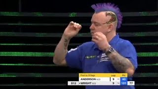 2017 Champions League of Darts Anderson vs Wright [upl. by Plotkin]