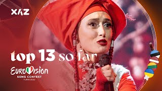 Eurovision 2022 Top 13  NEW 🇪🇪🇱🇻🇱🇹🇺🇦 [upl. by Oswin]