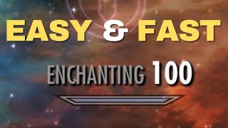 Level 100 Enchanting FAST in 2024 Skyrim Anniversary Edition [upl. by Tabby]