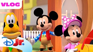 Mickey Mouse Minnie Mouse and Pluto Pack for a Camping Trip 🏕️  Me amp Mickey  disneyjr [upl. by Cormier]