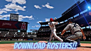 How To Downlaod Rosters And Load Them Into MLB The Show 22 Franchise [upl. by Eneleahs]