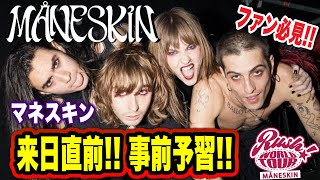 【マネスキン】Måneskin  来日直前 事前予習  ｜過去の来日履歴  セットリスト分析  TOUR STATSから来日公演の全貌を予習＆考察 [upl. by Acemat]