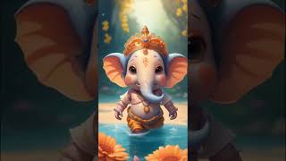 evale evale dole 🎵 youtubeshorts ganapatibappamorya ganapati song trending [upl. by Akiner]