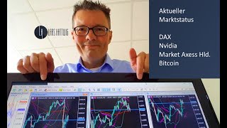 Aktueller Status DAX  Nvidia  MarketAxess  Bitcoin [upl. by Sheryle833]