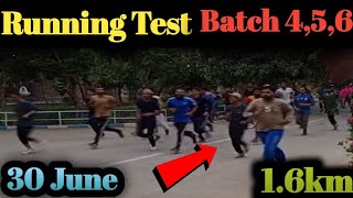 Physical Running Test Batch 456 👈 30 June 2024 PTC Saeedabad Karachi [upl. by Etsyrk]