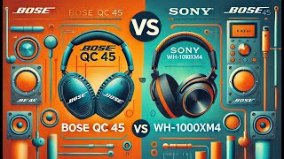 Bose QuietComfort 45 VS Sony WH1000XM4 [upl. by Bellda]