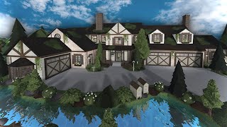 400k Rustic Bloxburg mansion SpeedBuild [upl. by Clarance193]