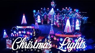 Larsens Christmas Light Show  Best Christmas Lights In Chicagoland [upl. by Dareece403]