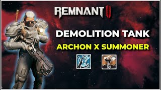 ANGUISH DEMOLITION TANK  Tank amp DPS Hybrid Build  ARCHON X SUMMONER [upl. by Haronid844]