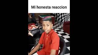 Mi honesta reaccion  niño brasileño cantando acapella en barbería XD mem xd shorts [upl. by Lirbij]