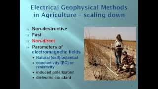 Geophysical Methods of Electrical Resistivity and SelfPotential in Agriculture [upl. by Airamesor699]