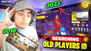 Free Fire Searching Old Players 2018 Id In 2023  Free Fire Max [upl. by Nalek]